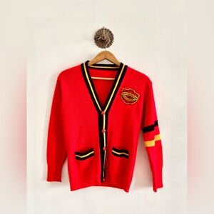 1970/80's "Confederation Public School" Cardigan